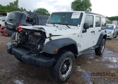 2014 Jeep Wrangler Unlimited Sport из США, поврежденный, VIN 1C4BJWDG6EL290055